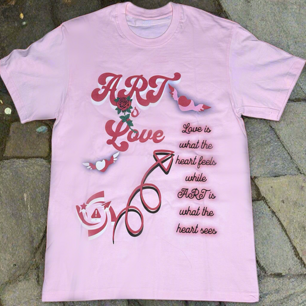 ART is Love Box Tee ~Plush Pink~