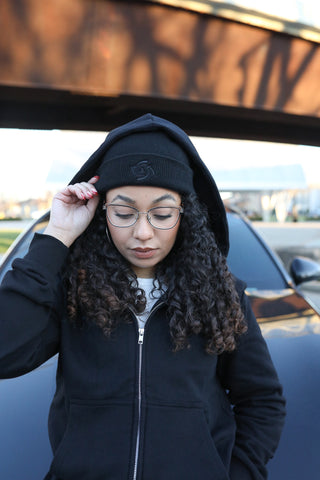 ART Logo BEANIE ~Ebony Black/Black~