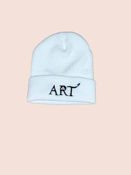 ART BEANIE ~Snow White/Black~