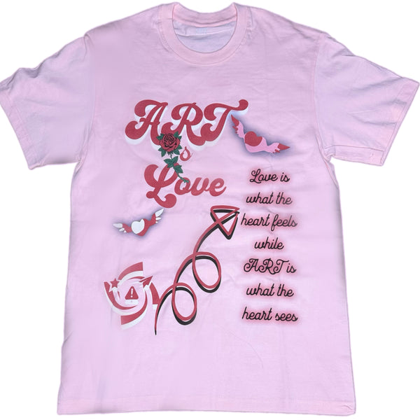 ART is Love Box Tee ~Plush Pink~